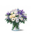 White and Blue Bouquet